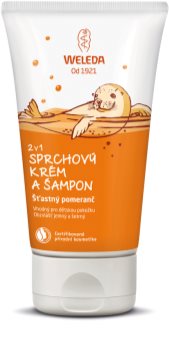 Weleda Kids Happy Orange douchecrème en shampoo voor kinderen 2 in 1