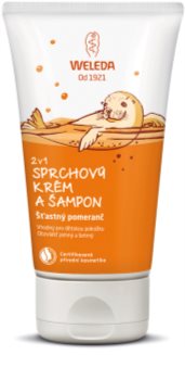 Weleda Kids Happy Orange Shower Cream and Shampoo for Children 2 in 1