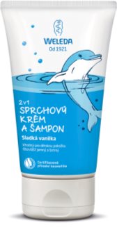 Weleda Kids Sweet Vanilla crema de ducha y champú para niños 2 en 1