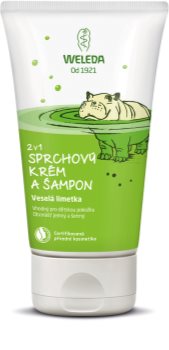 Weleda Kids Cheerful Lime crème de douche et shampoing pour enfant 2 en 1