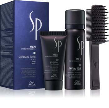 Wella Professionals SP Men Sensitive подаръчен комплект Black (за сива коса ) за мъже