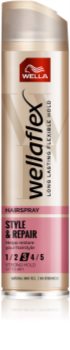 Wella Wellaflex Style & Repair лак для волос средней фиксации для создания естественного образа