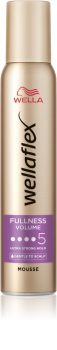 Wella Wellaflex Fullness For Thin Hair Styling Mousse Med ekstra stærk fiksering