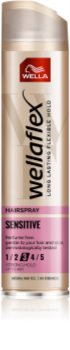 Wella Wellaflex Sensitive lacca per capelli fissante a tenuta media senza profumazione