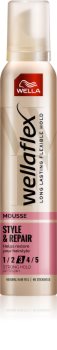 Wella Wellaflex Style & Repair Schaumfestiger für ein natürliches Aussehen