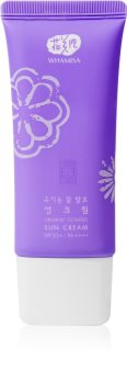 whamisa organic flowers sun cream