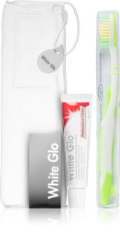 White Glo Travel Kit cestovní sada Green (na zuby)