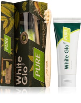 White Glo Pure Natural Kit pentru albirea dinților