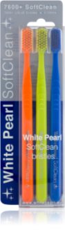 White Pearl 7600+ SoftClean zubní kartáčky soft 3 ks