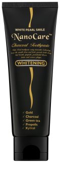 White Pearl NanoCare Whitening zubná pasta s nanočiastočkami zlata a aktívneho uhlia