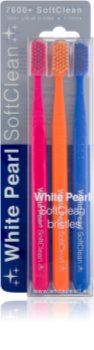 White Pearl 7600+ SoftClean Bløde tandbørster 3 stk