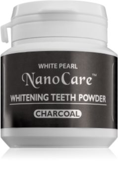 White Pearl NanoCare dantų balinimo milteliai su aktyvintosiomis anglimis