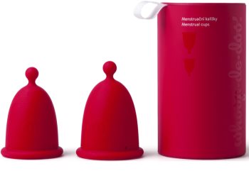 Whoop·de·doo Menstrual Cup Duo Pack Kuukautiskuppi Red (2 kpl)
