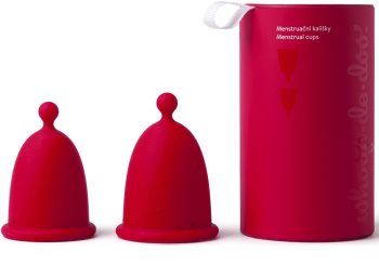 Whoop·de·doo Menstrual Cup Duo Pack Menstruationstasse Red (2 pc)