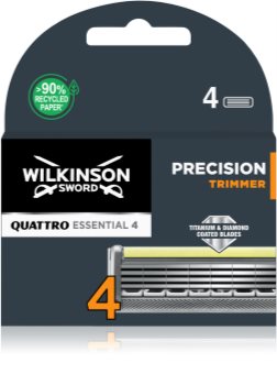 Wilkinson Sword Quattro Titanium Precision Резервни остриета 4 бр