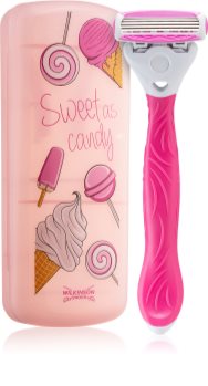 Wilkinson Sword Quattro for Women Aloe & Vit. E golarka dla kobiet z futerałem