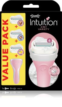 Wilkinson Sword Intuition Variety Edition Shaving Kit For Women