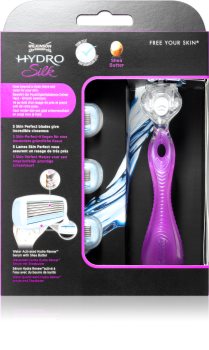 Wilkinson Sword Hydro Silk Partakone + Varaterät 3 kpl