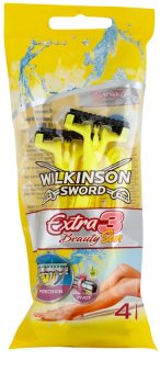 Wilkinson Sword Extra 3 Beauty Sun lâminas descartáveis 4 un.