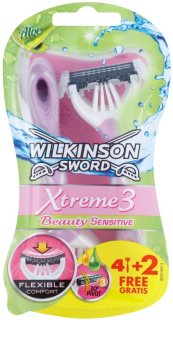 Wilkinson Sword Xtreme 3 Beauty Sensitive Kertakäyttöiset Partaterät
