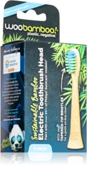 Woobamboo Eco Electric Toothbrush Head dantų šepetėlio pakaitinės galvutės iš bambuko