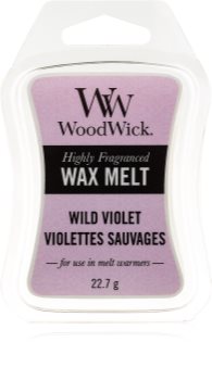 Woodwick Wild Violet tartelette en cire