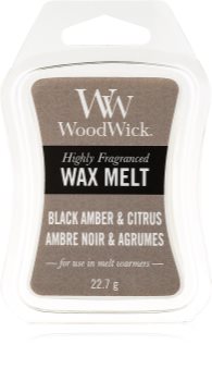 Woodwick Black Amber & Citrus віск для аромалампи