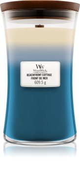Woodwick Trilogy Beachfront Cottage scented candle Wooden Wick