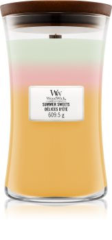 Woodwick Trilogy Summer Sweets scented candle Wooden Wick