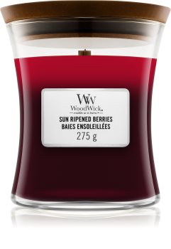 Woodwick Trilogy Sun Ripened Berries scented candle Wooden Wick