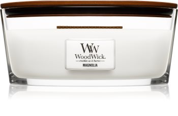 Woodwick Magnolia duftkerze mit holzdocht (hearthwick)