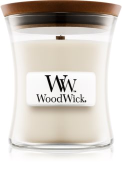Woodwick Island Coconut vela perfumada com pavio de madeira