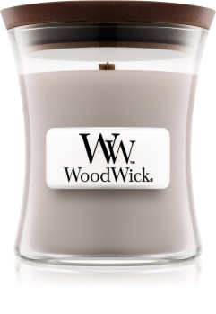 Woodwick Wood Smoke candela profumata con stoppino in legno