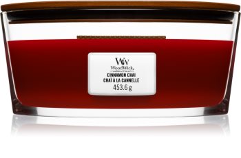 Woodwick Cinnamon Chai Duftkerze mit holzdocht (hearthwick)