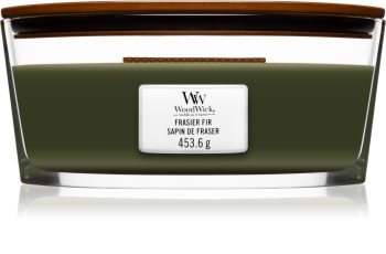 Woodwick Frasier Fir αρωματικό κερί με ξύλινο φιτίλι (hearthwick)