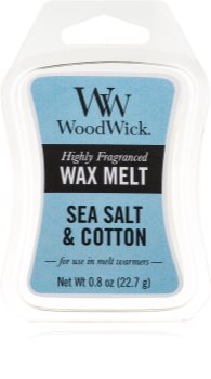 Woodwick Sea Salt & Cotton wax melt