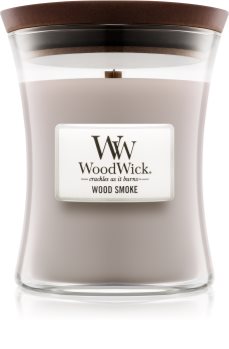 Woodwick Wood Smoke vonná svíčka s dřevěným knotem