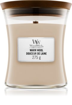 Woodwick Warm Wool Tuoksukynttilä Puinen Sydän