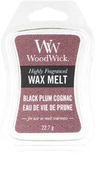 Woodwick Black Plum wachs für aromalampen