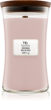 Woodwick Rosewood vonná sviečka s dreveným knotom