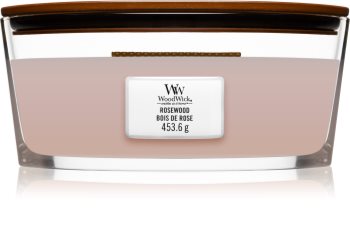 Woodwick Rosewood scented candle wooden wick (hearthwick)