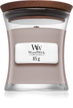 Woodwick Sacred Smoke geurkaars met een houten lont