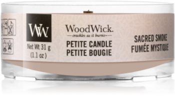 Woodwick Sacred Smoke votive candle Wooden Wick