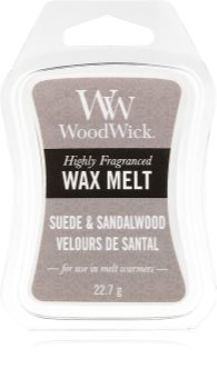 Woodwick Suede & Sandalwood Tuoksuvaha