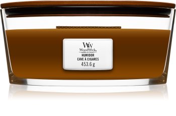 Woodwick Humidor bougie parfumée avec mèche en bois (hearthwick)