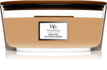 Woodwick Golden Milk doftljus trä wick (hearthwick)