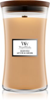 Woodwick Golden Milk bougie parfumée avec mèche en bois