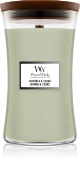 Woodwick Lavender & Cedar vonná svíčka