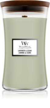 Woodwick Lavender & Cedar ароматна свещ