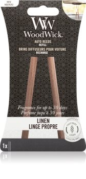 Woodwick Linen odświeżacz do samochodu napełnienie